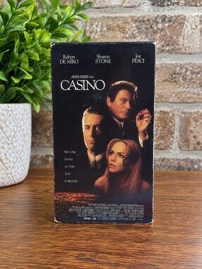 Casino VHS Tape– Crime/Thriller Classic (1995)